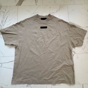 Essentials Taupe Short Sleeve Tee